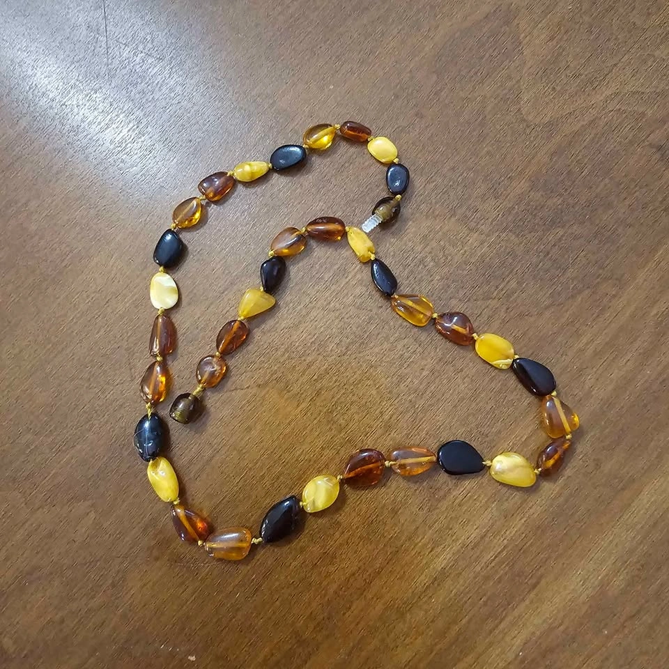 Genuine Amber Bead Necklace - photo 2