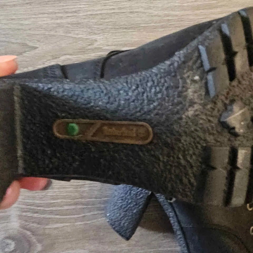 Timberland Black Heeled Ankle Boots Size 8 - photo 5