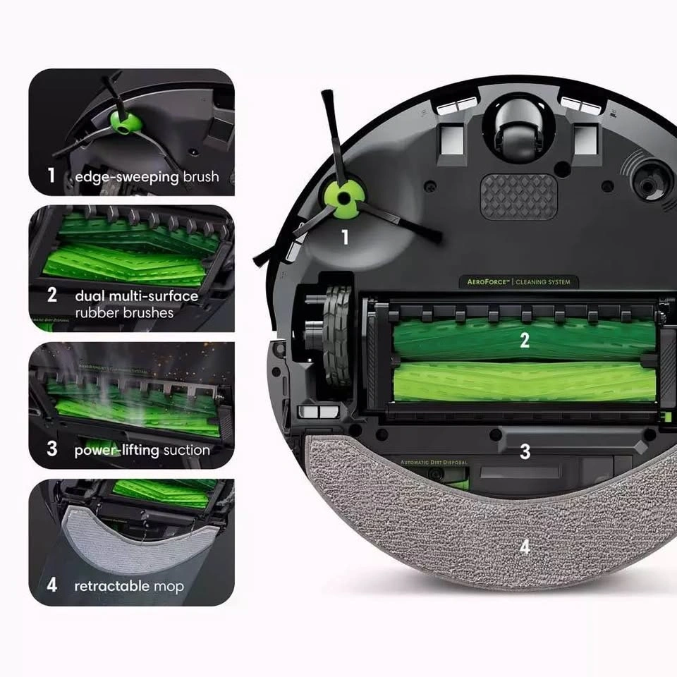 iRobot Roomba J7+ Self-Emptying Robot Vacuum & Mop - photo 2