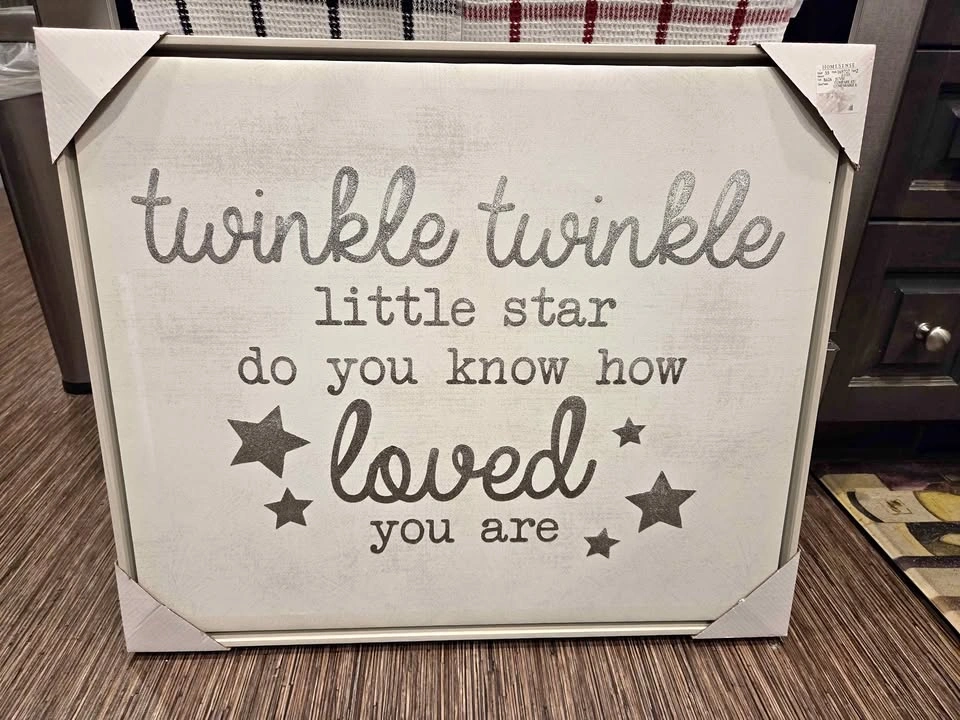 HOMESENSE JUVIE Twinkle Twinkle Little Star Wall Art