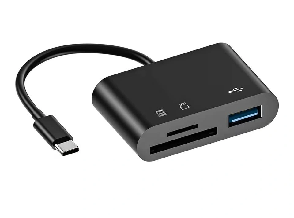 3 in 1 Type C Card Reader OTG SD TF