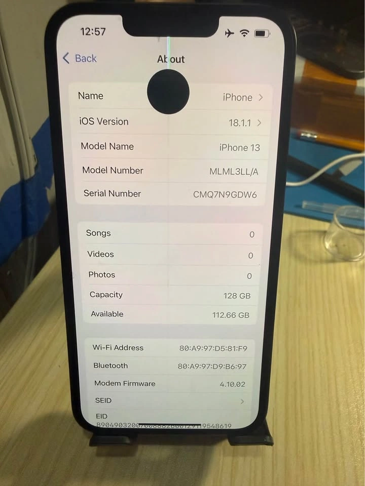 iPhone 13 128GB Midnight T-Mobile - photo 2