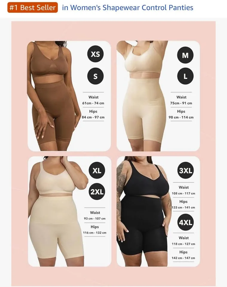 Shapermint High-Waisted Shaper Shorts image indicator(5)