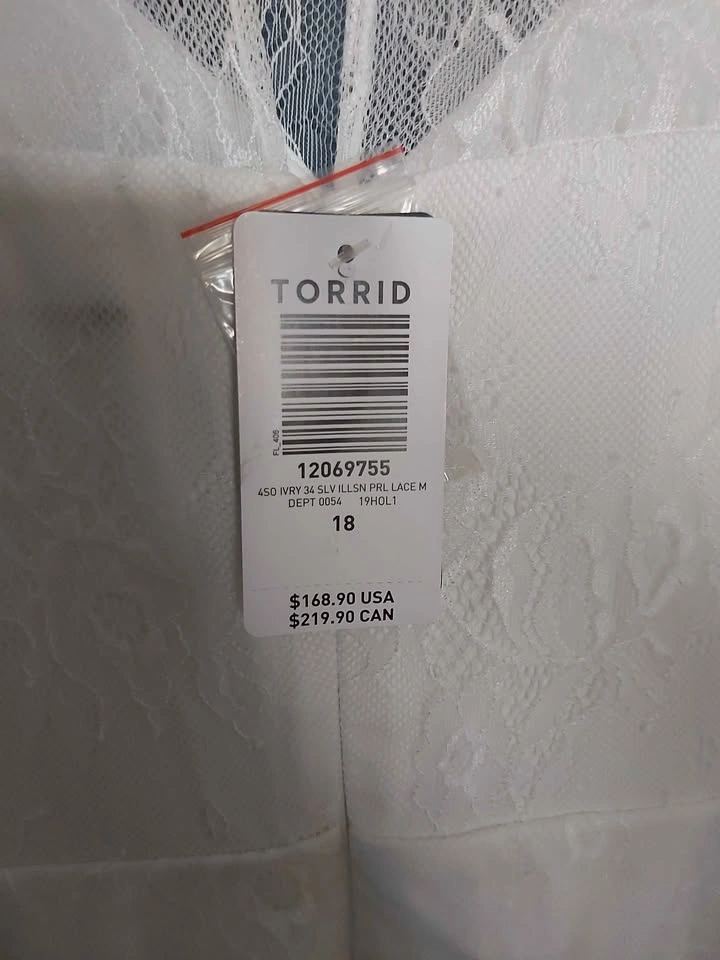 Torrid Wedding Dress NEW WITH TAGS - photo 3