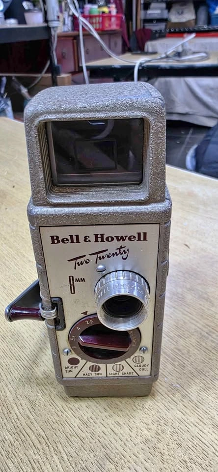 Vintage Bell & Howell Two Twenty 8mm Movie Camera (1950s)