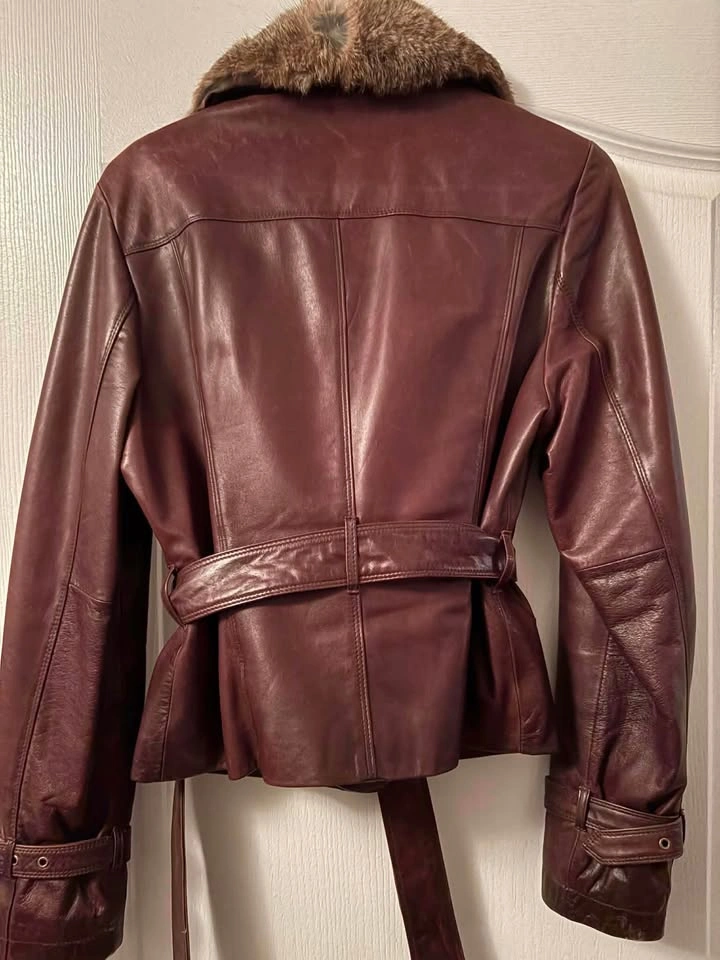 Women's Vintage Genuine Leather & Fur Jacket-Acton Hide House, M - photo 2