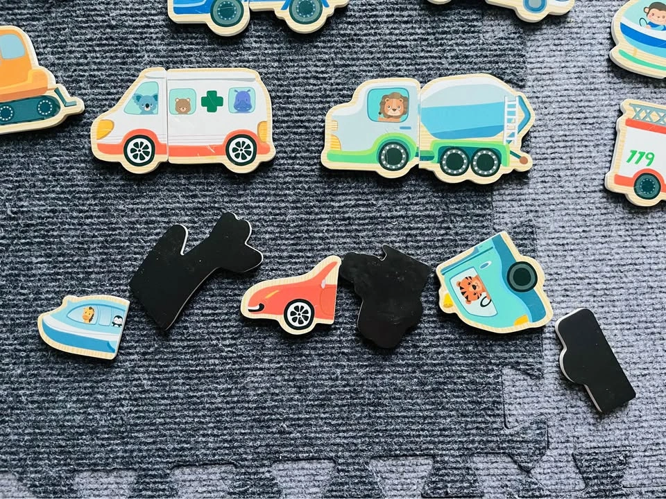 Kids Magnetic Vehicle Puzzle - photo 2
