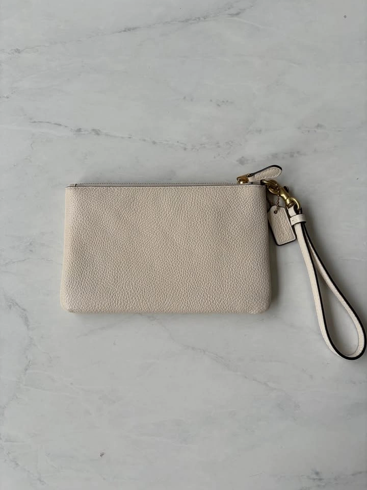Beige Coach Wristlet - photo 2