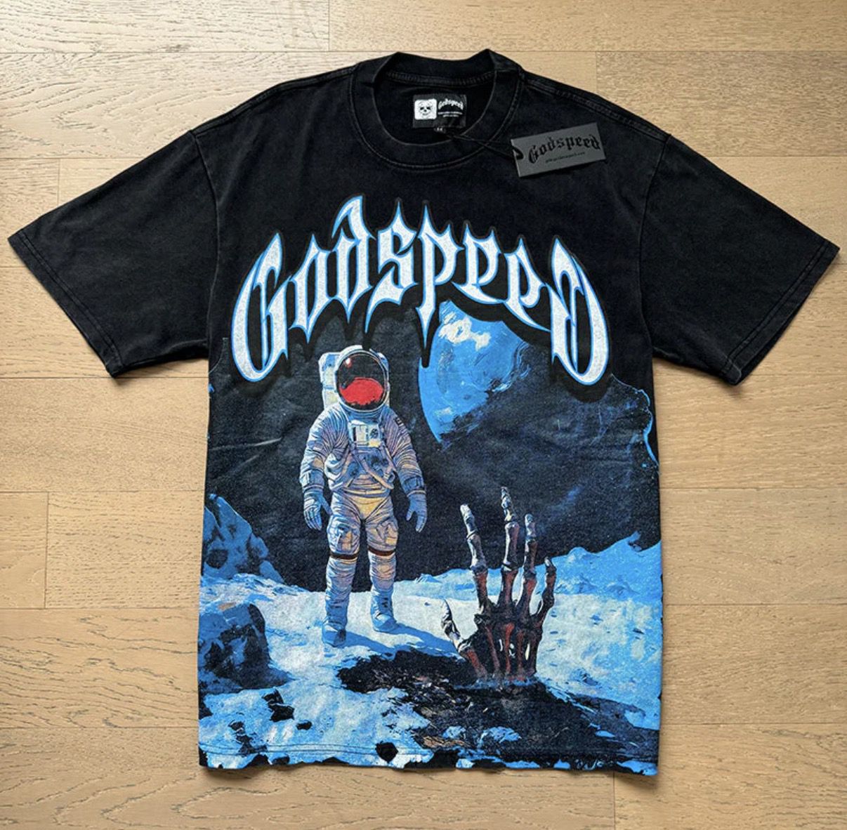 Godspeed Astronaut Graphic T-Shirt