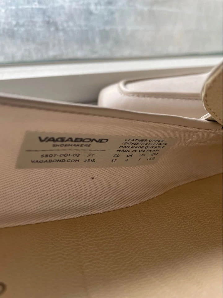 NEW Vagabond Shoemakers DELIA Loafers Beige Size 7 /37 - photo 4