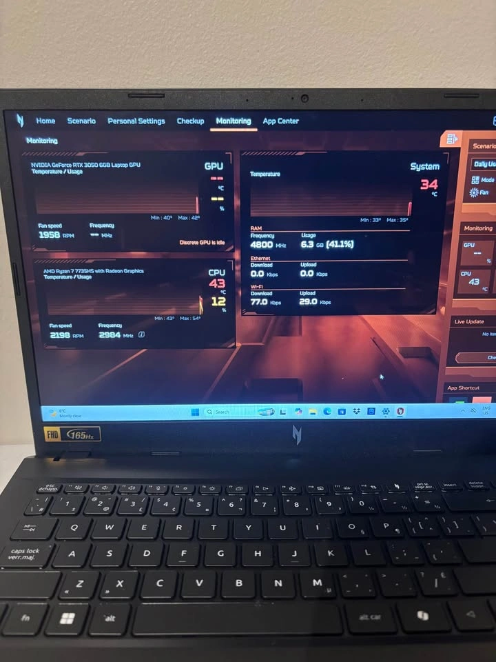 🔥 Gaming Acer Nitro V15 Laptop - RTX 3050, Ryzen 7, 16GB RAM - photo 5