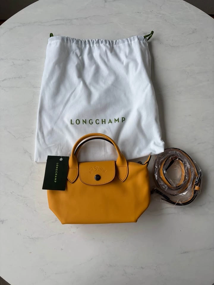 Longchamp Le Pliage Xtra XS Pouch in Abricot BNWT - photo 5