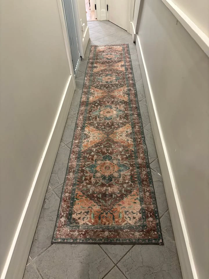 2ftx10ft Washable Runner Rug