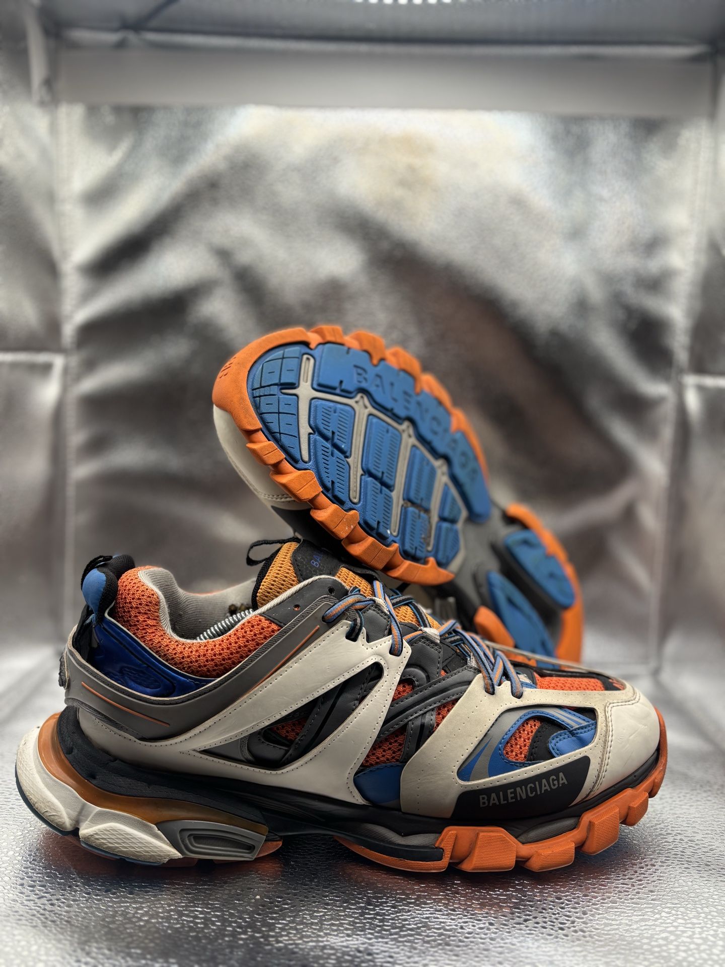 Balenciaga Track Sneaker Orange Grey