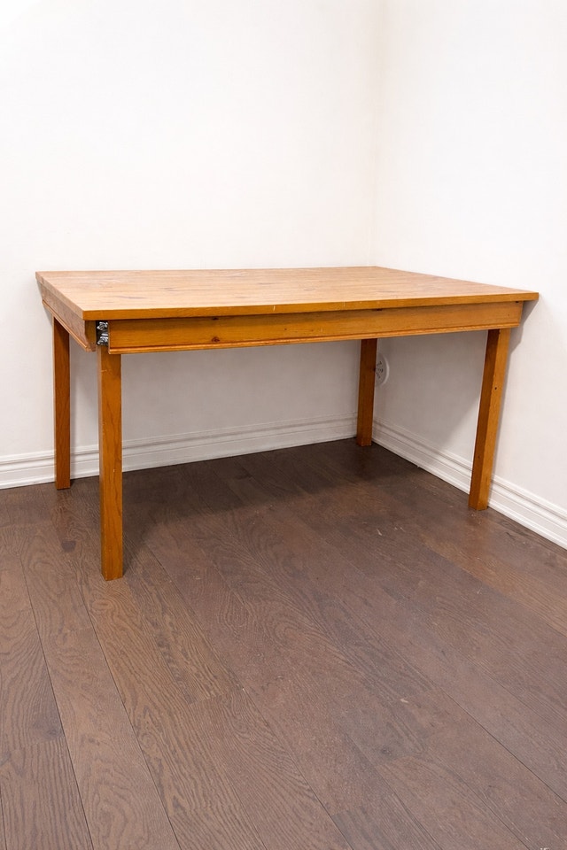 Solid Wood Table for Computer or Dining 47x29x29
