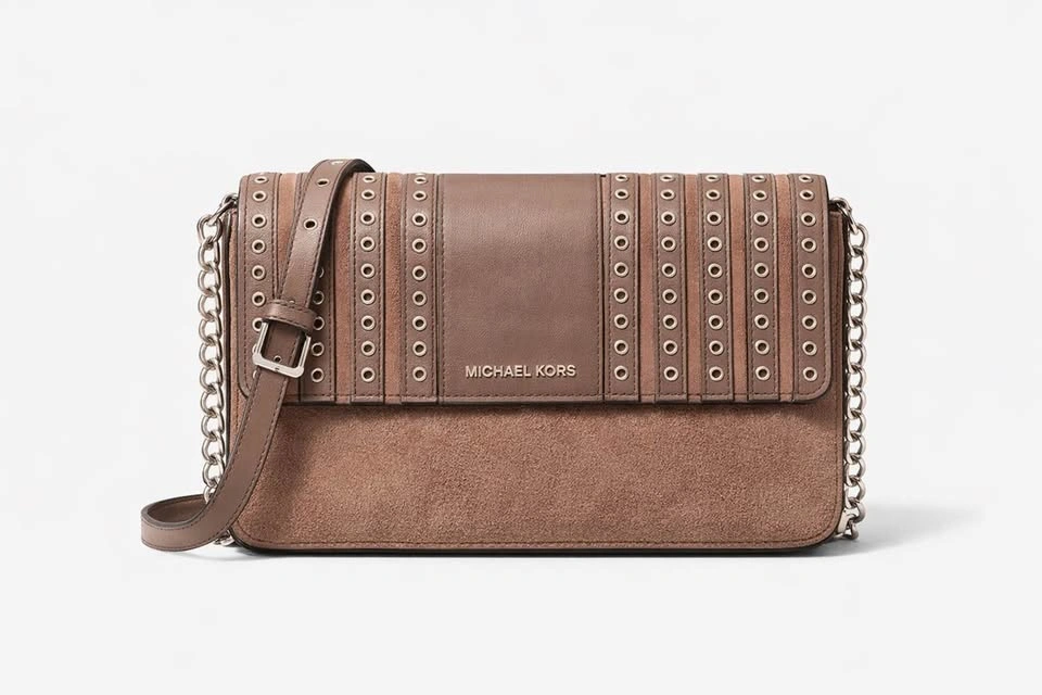 Michael Kors Leather & Suede Crossbody Bag - Authentic - photo 2