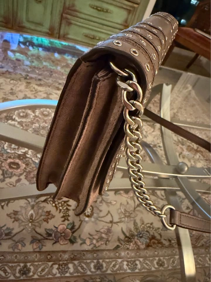 Michael Kors Leather & Suede Crossbody Bag - Authentic - photo 5