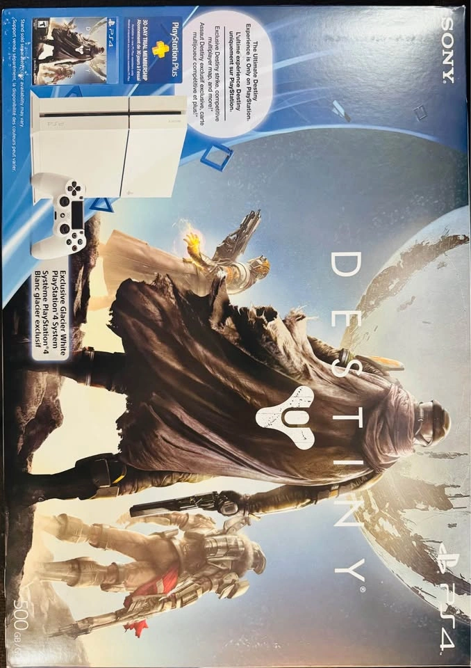 Limited Edition Destiny PS4 Bundle - Glacier White - 500GB - CIB - photo 2
