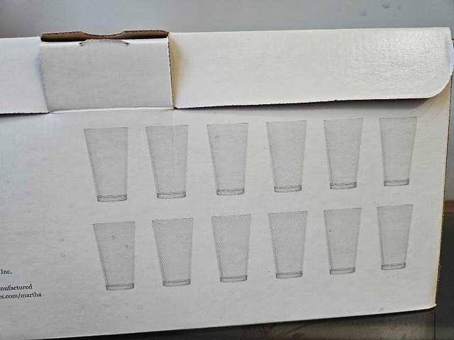 Martha Stewart 12pc Tumbler Glass Set – 16oz - photo 2