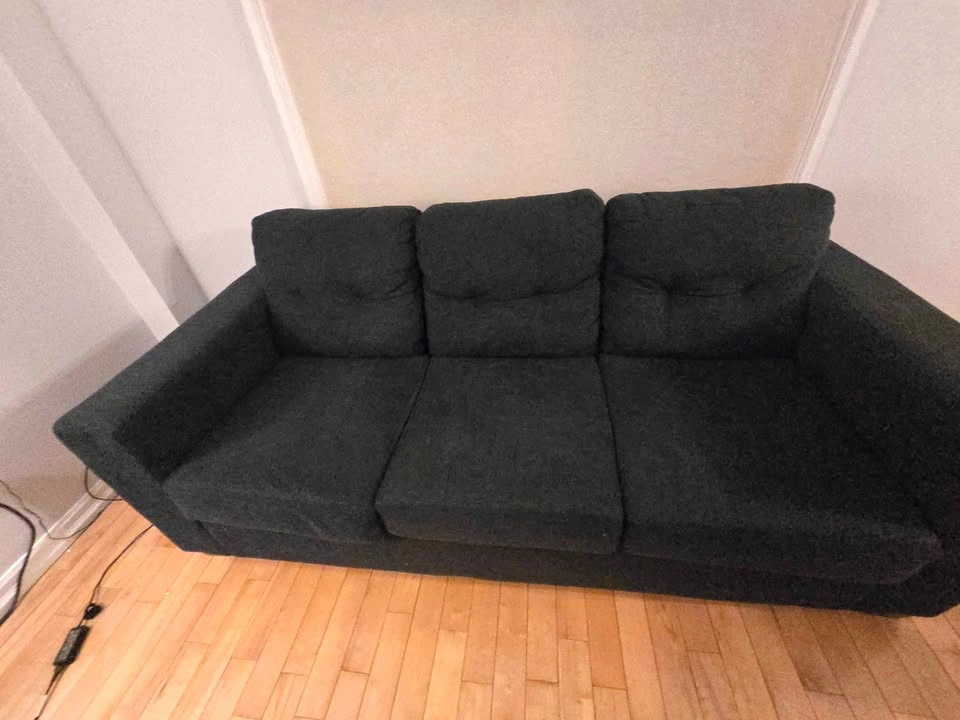 Navy blue 3 seater couch - photo 2