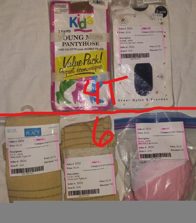 NEW Girls Tights - Sizes 24m to 10/14 Yr - photo 5