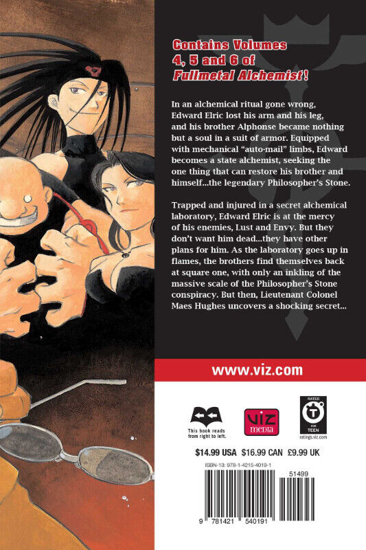 Fullmetal Alchemist (3-In-1), Vols. 4, 5 & 6 Manga - photo 2
