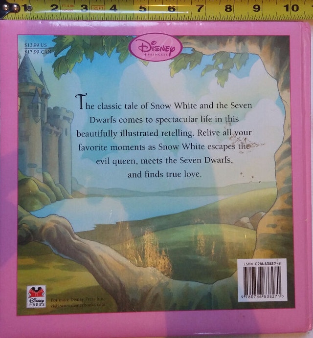 Snow White and the Seven Dwarfs Hard Cover Book - photo 2