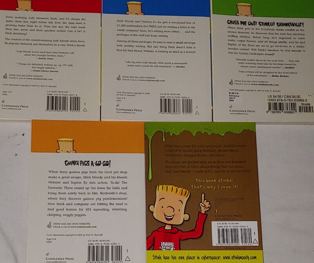 5 x Stink Books: The Incredible Shrinking Kid - photo 2