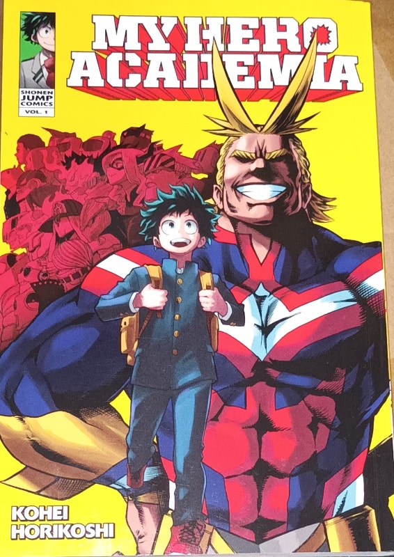 My Hero Academia English Manga Vol 1, 2, 22