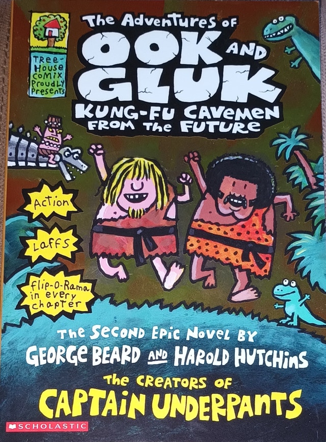 The Adventures of Ook and Gluk Book Creators Captain Underpants