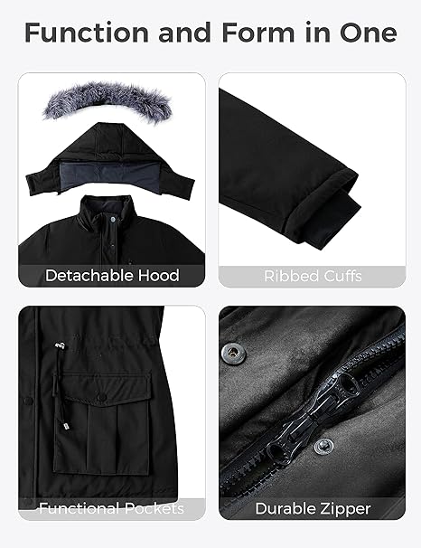 NEW Wantdo Women's 5X Plus Size Winter Coat - photo 5