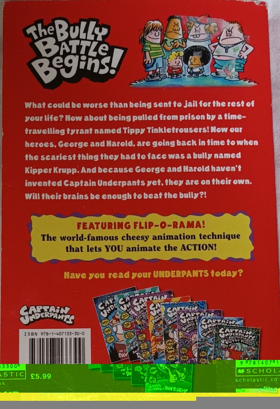 Captain Underpants 9th Book - Twice as thick as most books. - photo 3