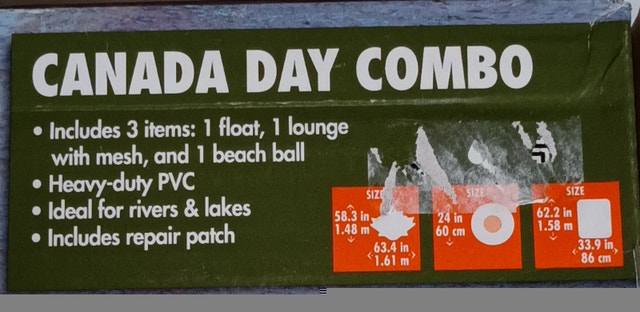 NEW Ozark Trail Canada Day 3 Combo - Float, Lounge, Ball - photo 2