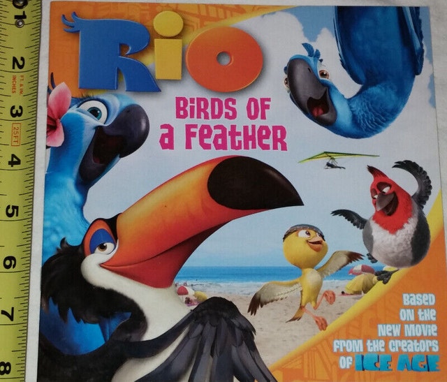 Qty 8 Rio Movie Interactive Toys Figures & Book - photo 2
