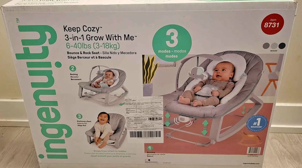 Ingenuity Keep Cozy 3-in-1 Bouncer
