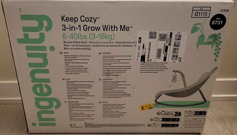 Ingenuity Keep Cozy 3-in-1 Bouncer - photo 2