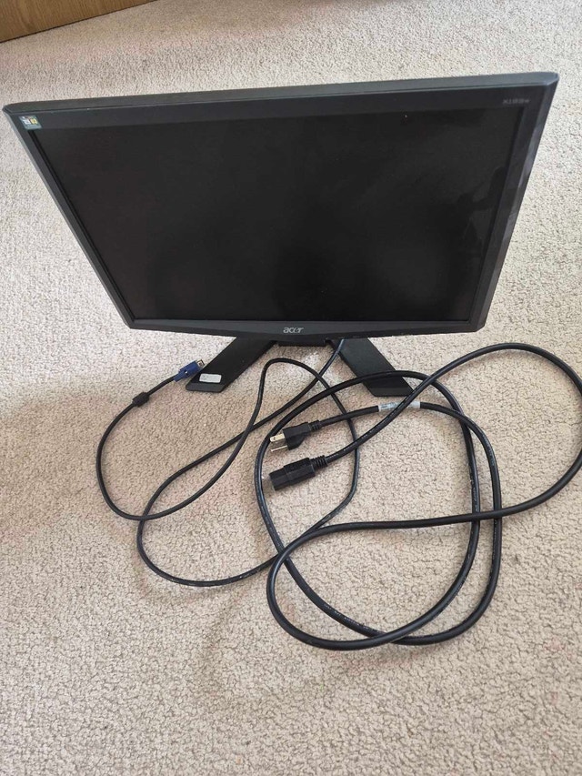 Acer Monitor X193W 19-inch LCD