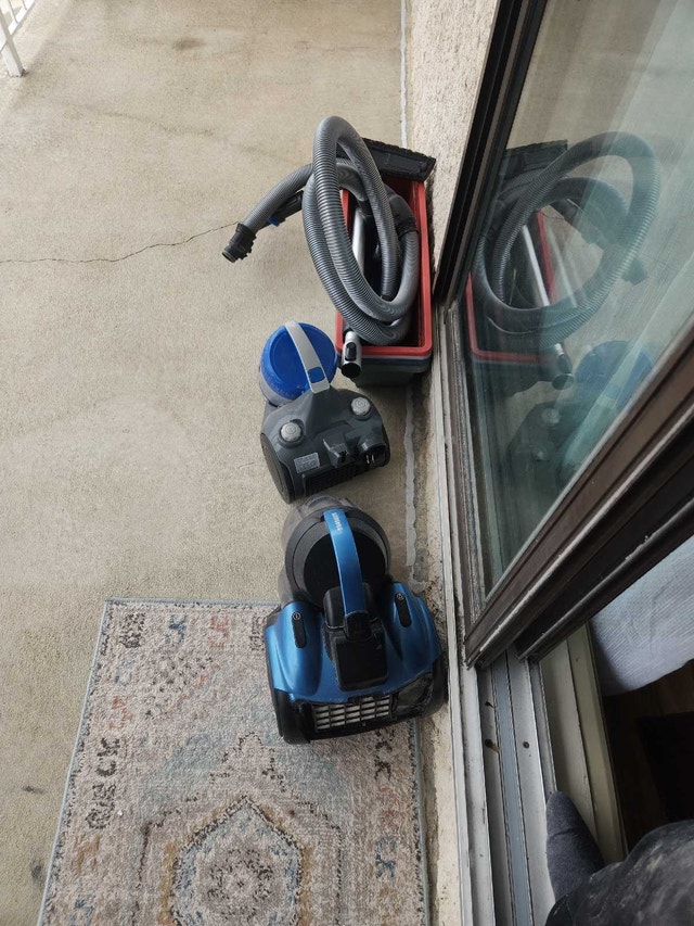Hoover and Samsung Canister Vacuums