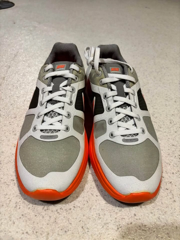New orange/grey Nike Lunaracer+ 2 women's running shoes size 9 - photo 4