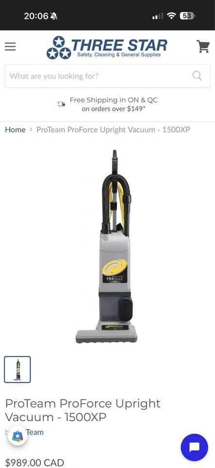 ProTeam ProForce 1500XP Commercial Upright Vacuum - photo 3