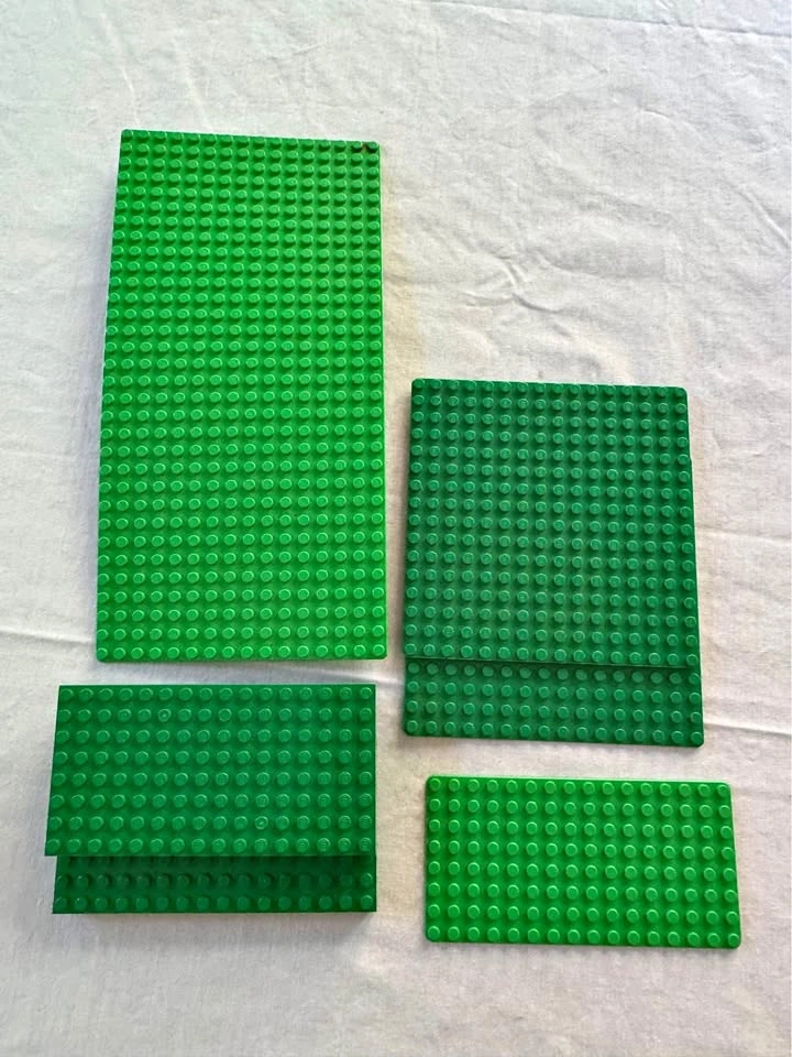 LEGO GREEN Base Lot of 6