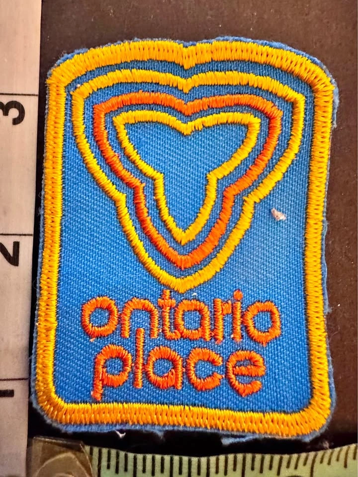 Ontario Place Toronto Original Vintage Patch 1970s RARE find