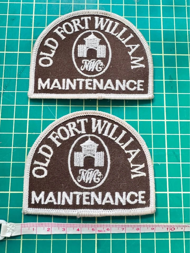 Patches Embroidered Vintage Old Fort William Thunderbay Ontario