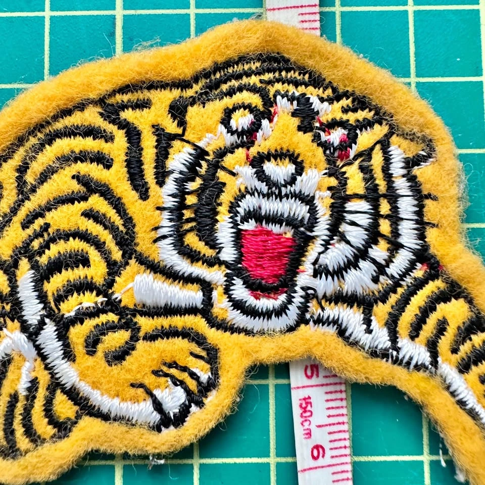 Hamilton Tiger Cats TiCats Embroidered Patch 1980s