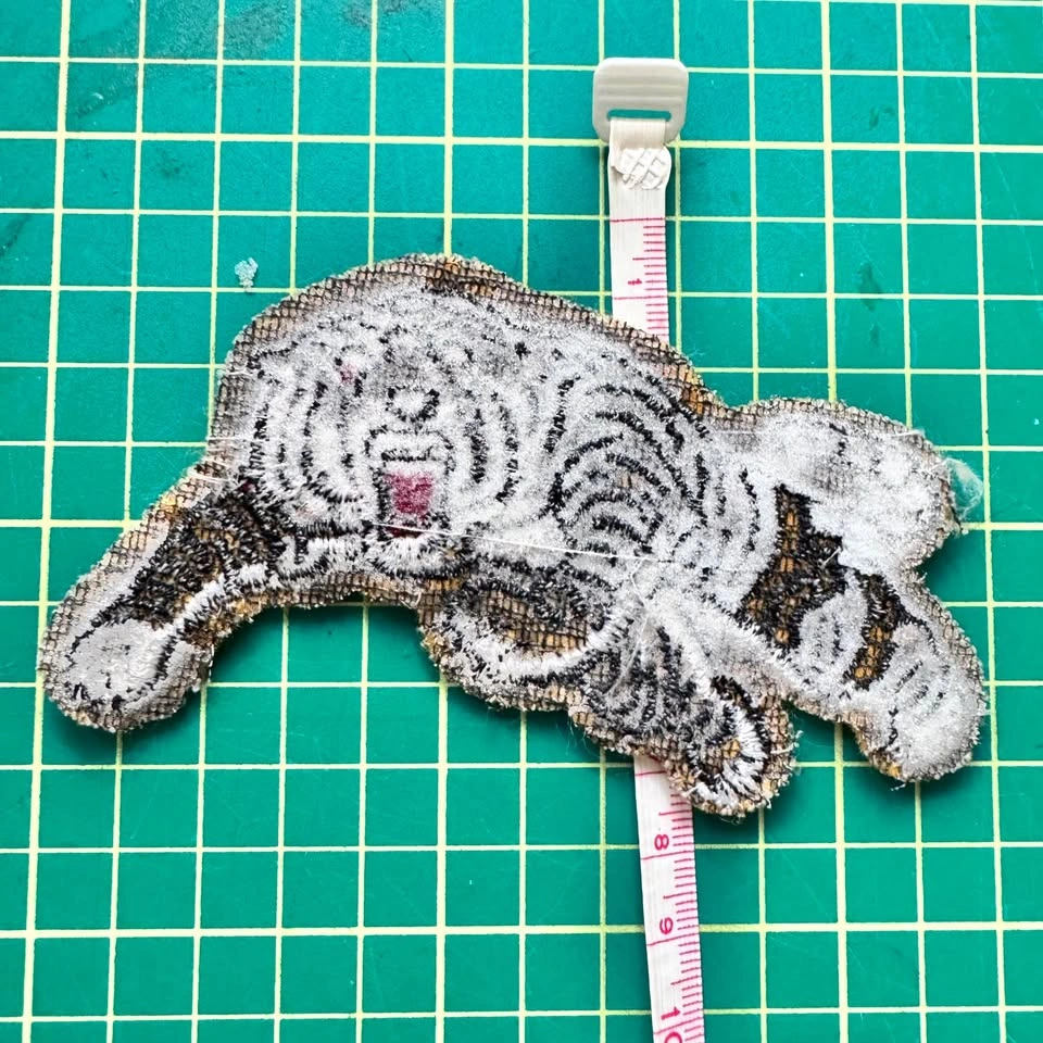 Hamilton Tiger Cats TiCats Embroidered Patch 1980s - photo 4