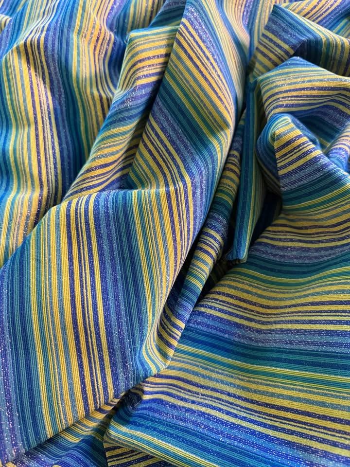 Designer Fabric YARDAGE Vintage Y2K 3 way stretch - photo 5