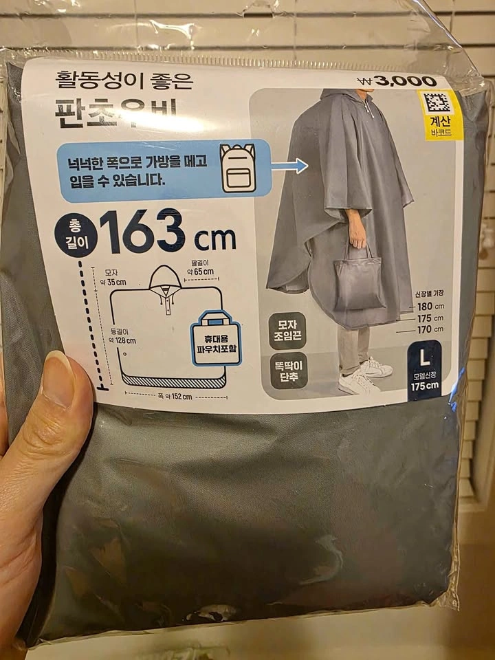 Rain Poncho (New, Unopened) - $5