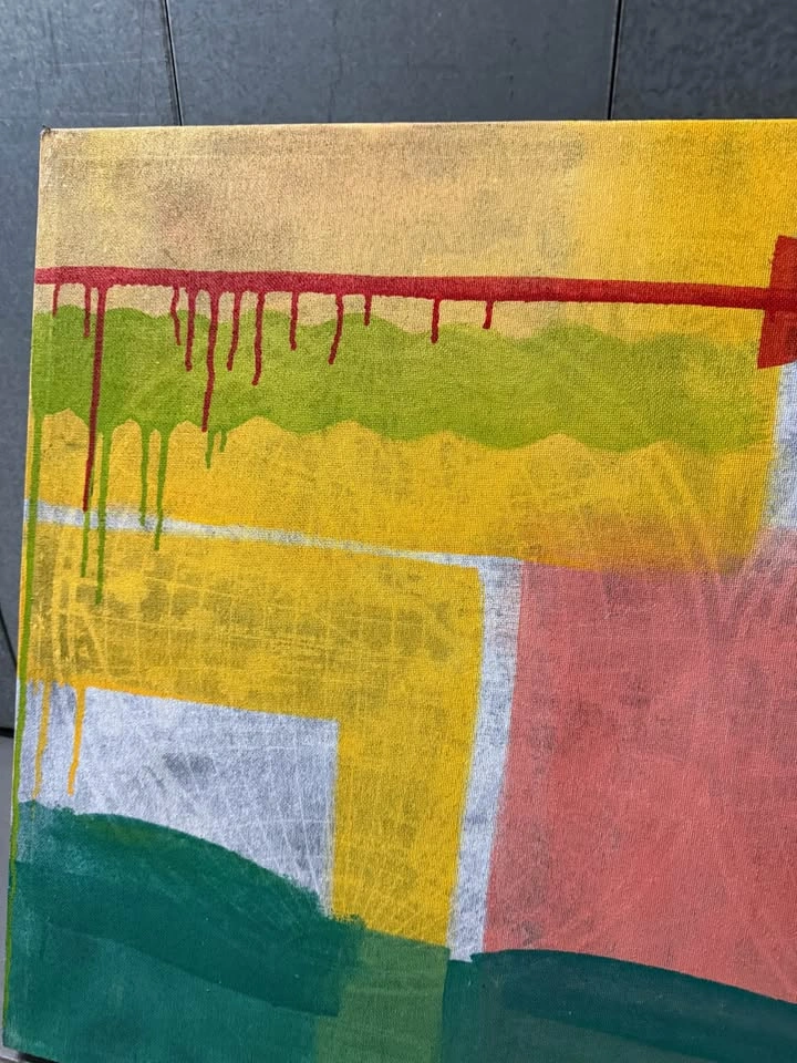 Painting 🖼️ colorful abstract - photo 4