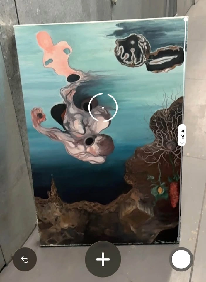 Acrylic painting 🖼️ abstract large - photo 3