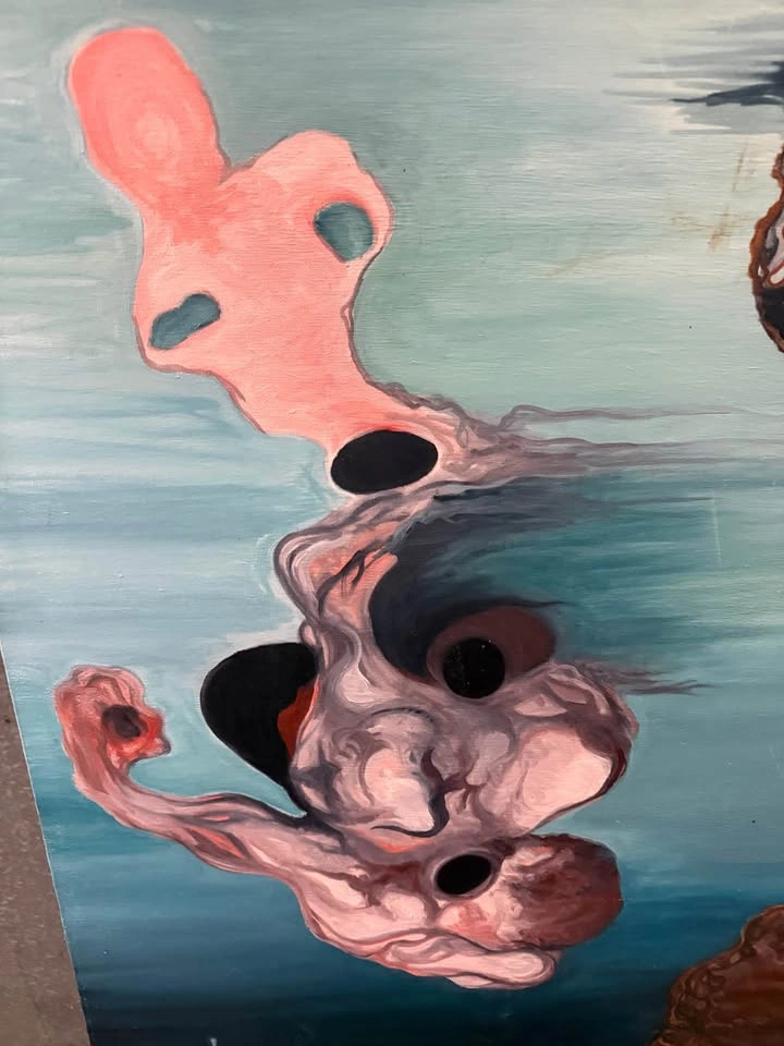 Acrylic painting 🖼️ abstract large - photo 4